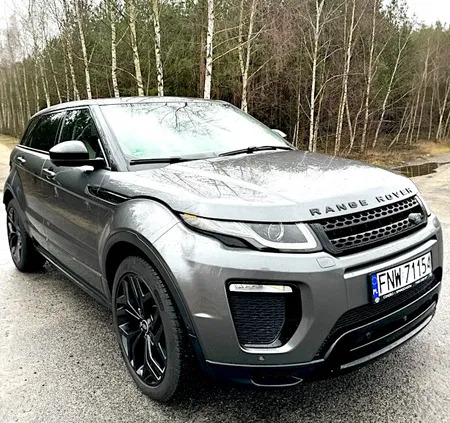 land rover range rover evoque lubuskie Land Rover Range Rover Evoque cena 99800 przebieg: 88000, rok produkcji 2015 z Kożuchów